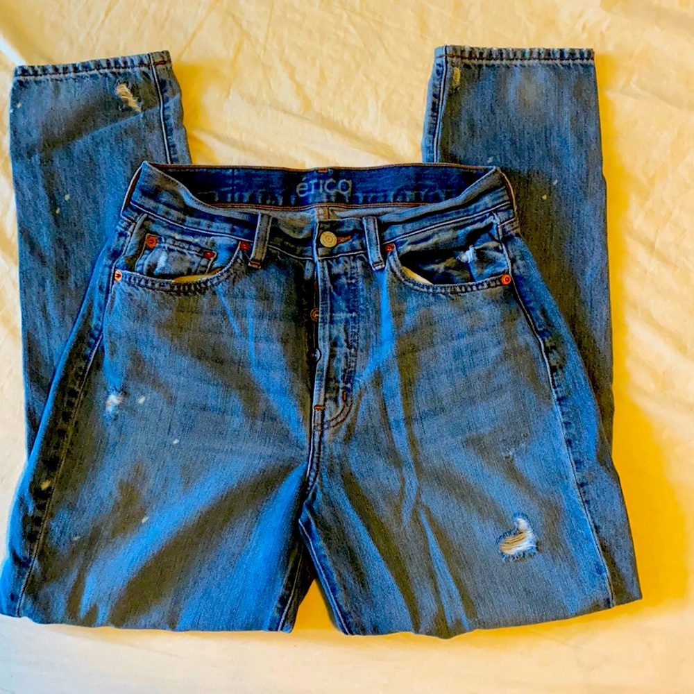 Etica eco friendly ripped jeans